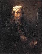 REMBRANDT Harmenszoon van Rijn Portrait of the Artist at His Easel gu Germany oil painting artist